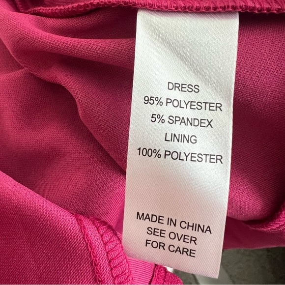 Fortune + Ivy NWOT Raspberry Ruffle Hem Dress - Picture 7 of 7